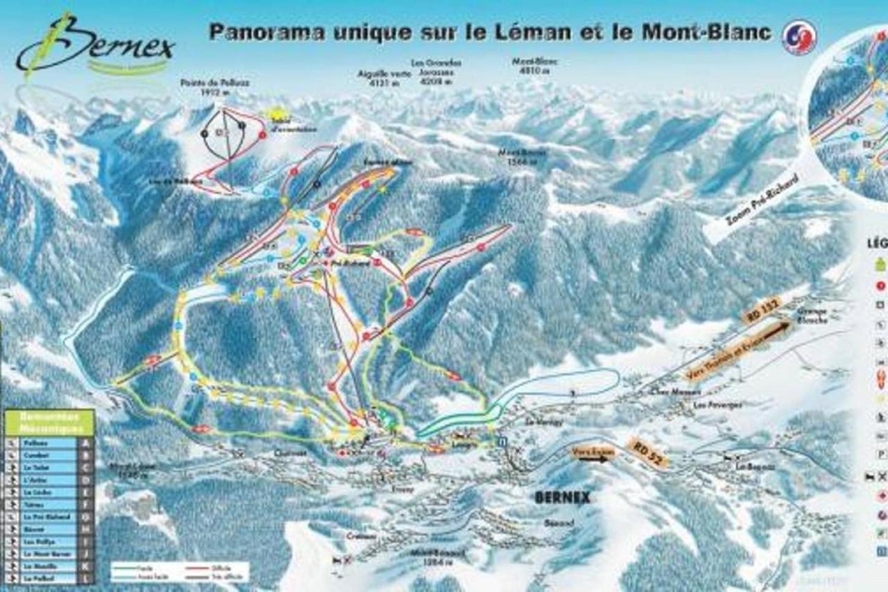 Le 67,Ski Et Randonnee,Lave Linge,Seche Linge,Parking Bernex Zewnętrze zdjęcie